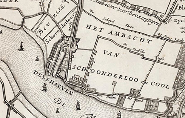 Historisch Delfshaven: kaart 11652