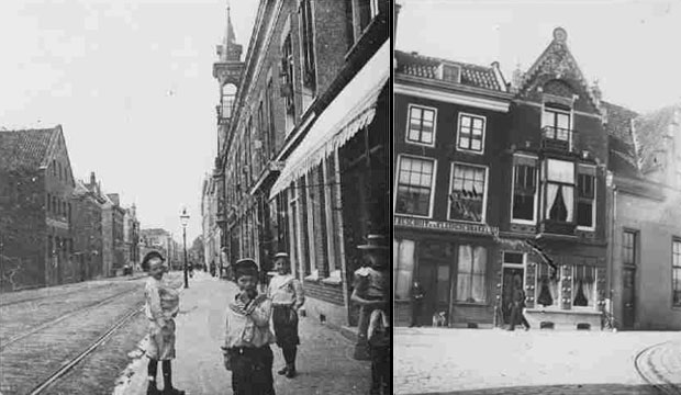 Straatbeelden in de Havenstraat van rond 1900