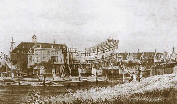 Historisch Delfshaven:  VOC werf