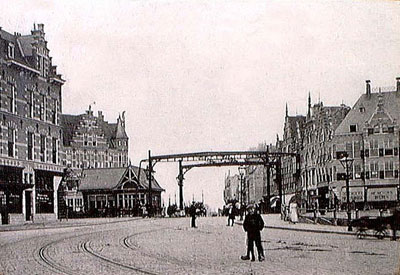 Historisch Delfshaven: oude foto Schiedamseweg